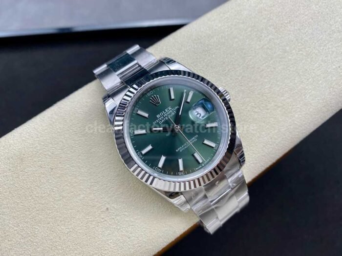VS Factory Rolex Datejust 126334-0027 41mm Full 904L Mint Green Dial - Image 4