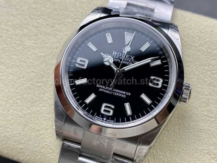 VS Factory Rolex Explorer 124270 36mm Full 904L Black Dial - Image 3