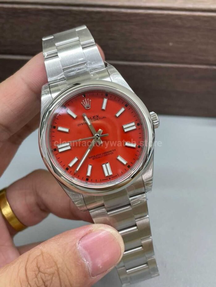 VS Factory Rolex Oyster Perpetual 126000-0007 36mm Red Dial - Image 2