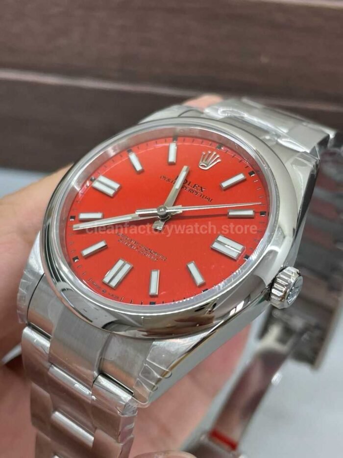 VS Factory Rolex Oyster Perpetual 126000-0007 36mm Red Dial - Image 4