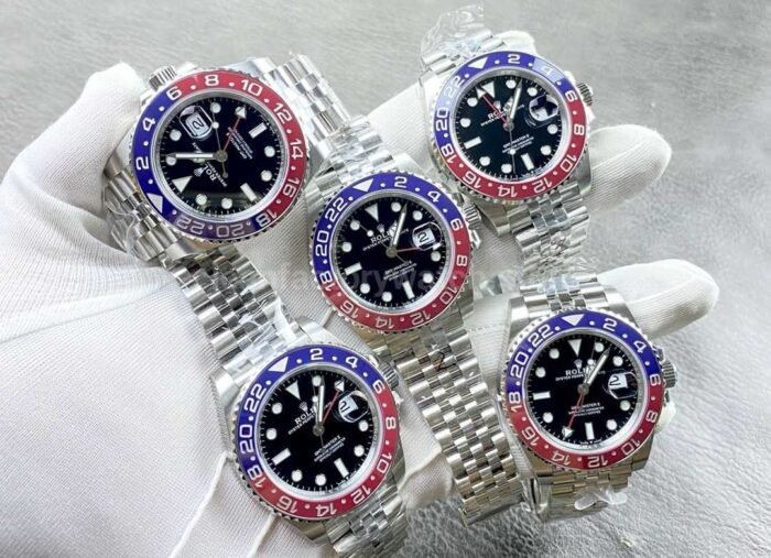 VS Factory Rolex Pepsi GMT-MASTER II Jubilee 126710BLRO-0001 40mm Black Dial - Image 3