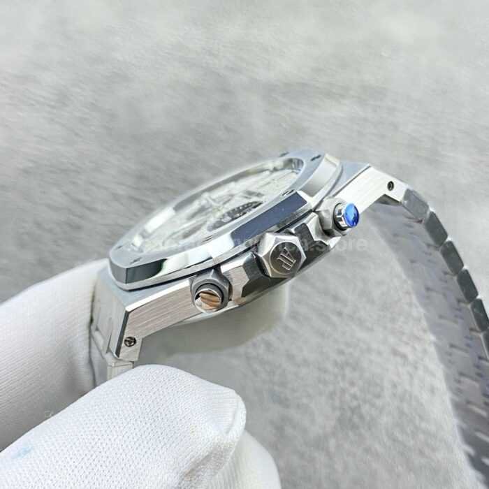 APS Factory Audemars Piguet Royal Oak Chronograph 26331ST.OO.1220ST.03 41mm Full Steel White Dial - Image 6