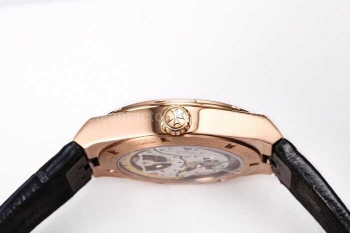 BBS Factory Vacheron Constantin Overseas Tourbillon 6000V-110R-B733 Leather Strap Rose Gold Blue Dial - Image 7