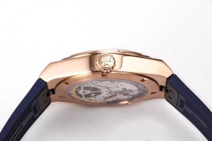 BBS Factory Vacheron Constantin Overseas Tourbillon 6000V-110R-B733 Rubber Strap Rose Gold Blue Dial - Image 7