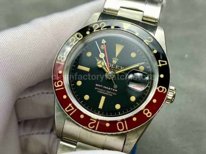 SN Factory Rolex GMT-Master 6542 vintage Black Dial - Image 3