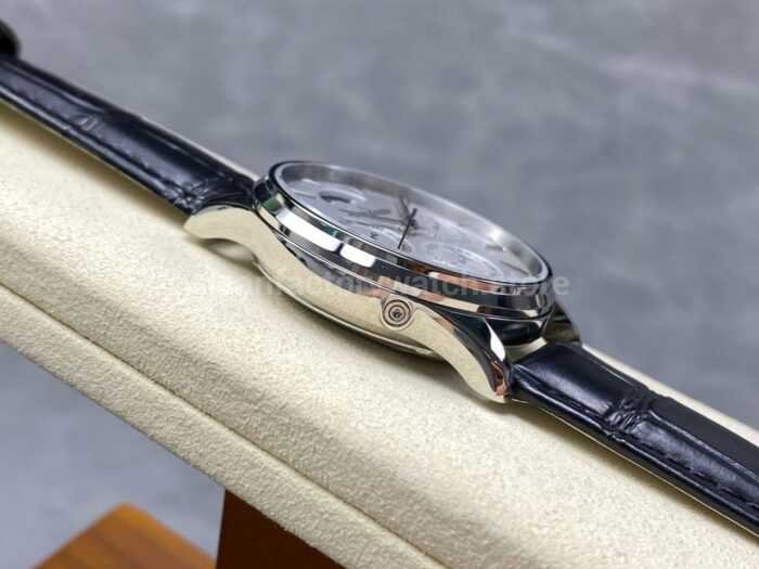 V9 Factory Jaeger-LeCoultre Master Ultra Thin Perpetual Q130842J Silver Dial - Image 5