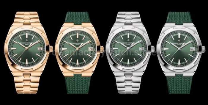 8F Factory Vacheron Constantin Overseas 4500V 41mm Full Steel Green Dial - Image 10