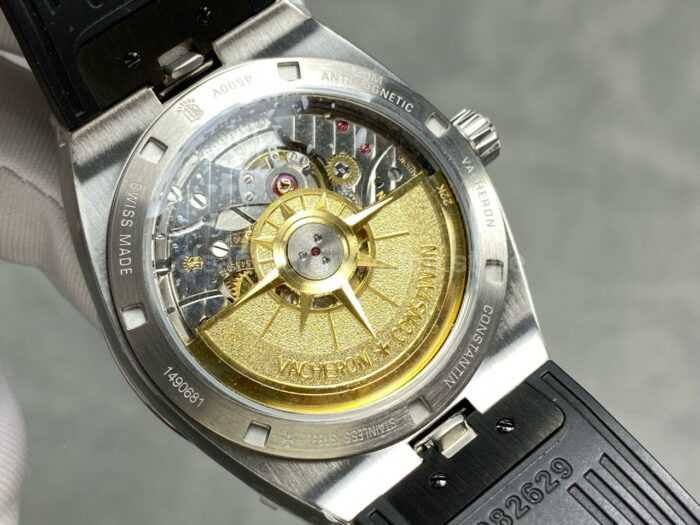 8F Factory Vacheron Constantin Overseas 4500V110A-B483 41mm Rubber Strap Black Dial - Image 7