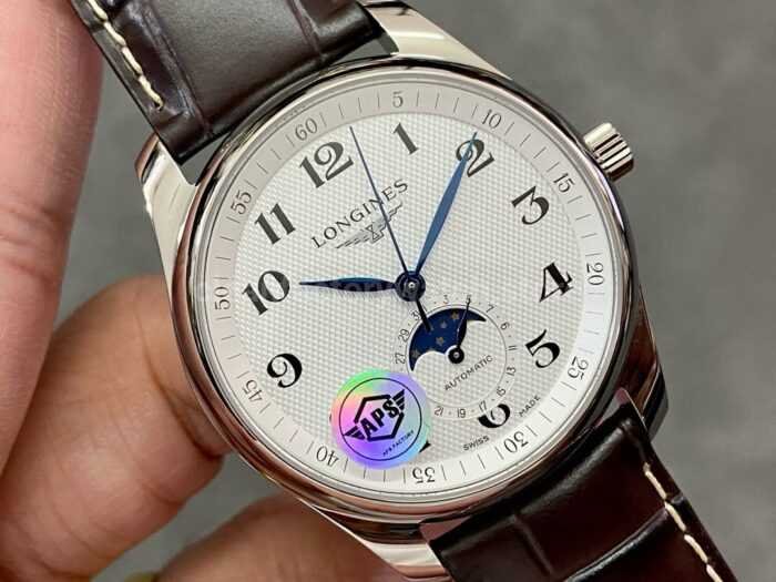 APS Factory Longines Master Collection Moonphase 40mm L2.909.4.78.3 Silver Dial - Image 2