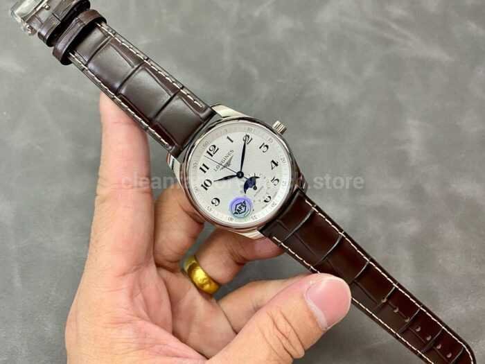 APS Factory Longines Master Collection Moonphase 40mm L2.909.4.78.3 Silver Dial - Image 4