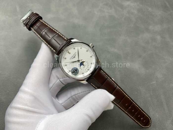 APS Factory Longines Master Collection Moonphase 40mm L29094773 Diamond Silver Dial - Image 4