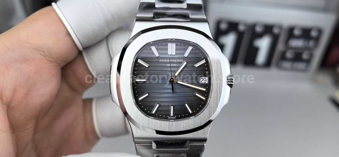 DDF Factory Patek Philippe Nautilus 57111A 010 40mm Full Steel Blue Dial (3) DDF Factory Patek Philippe Nautilus 5711/1A-010 40mm Full Steel Blue Dial - Image 1