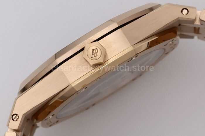ZF Factory Audemars Piguet Royal Oak Jumbo 16204BA.OO.1240BA.01 Rose Gold Skeletonized Dial - Image 7