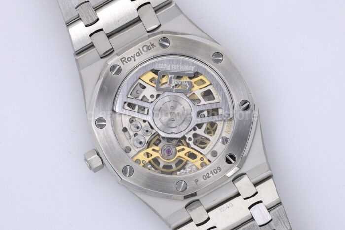 ZF Factory Audemars Piguet Royal Oak Jumbo16204BC.OO.1240BC.01 White Gold Skeletonized Dial - Image 8