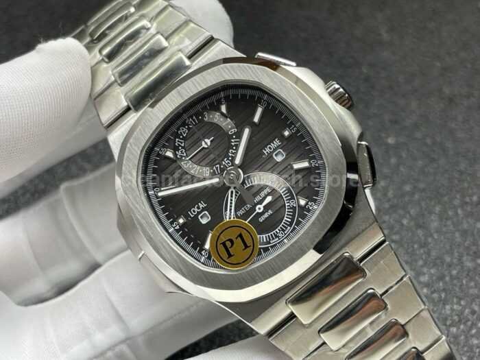 P1 Factory Patek Philippe Nautilus 5990/1A-001 40.5mm Full Steel Grey Dial - Image 2