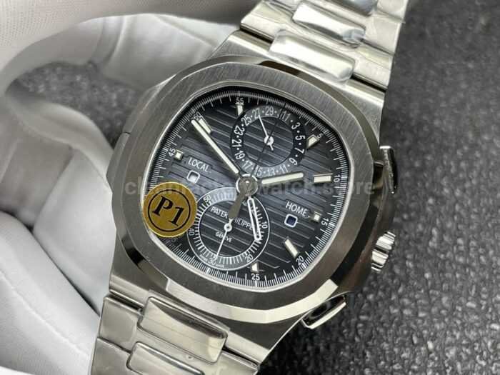 P1 Factory Patek Philippe Nautilus 5990/1A-011 40.5mm Full Steel Blue Dial - Image 4