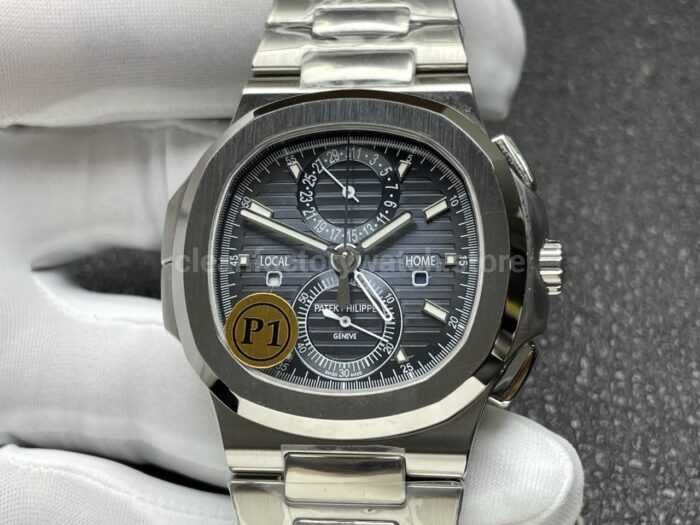 P1 Factory Patek Philippe Nautilus 5990/1A-011 40.5mm Full Steel Blue Dial - Image 2