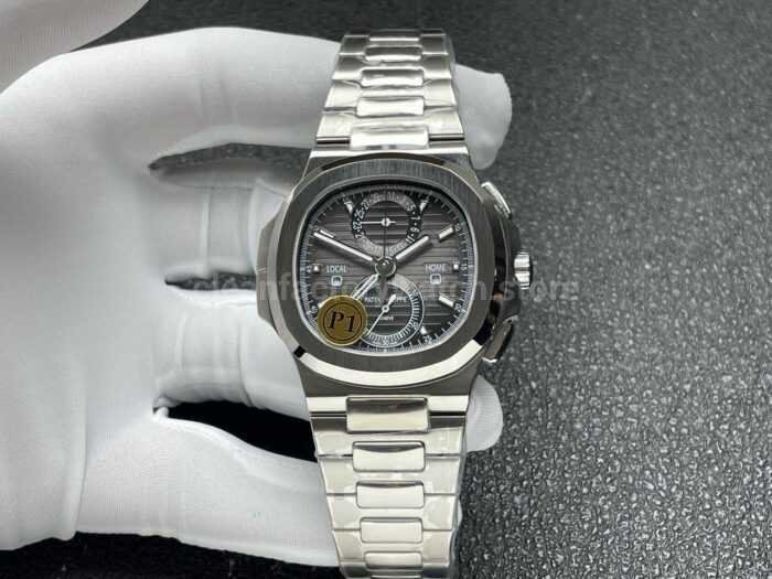 P1 Factory Patek Philippe Nautilus 5990/1A-001 40.5mm Full Steel Grey Dial - Image 1