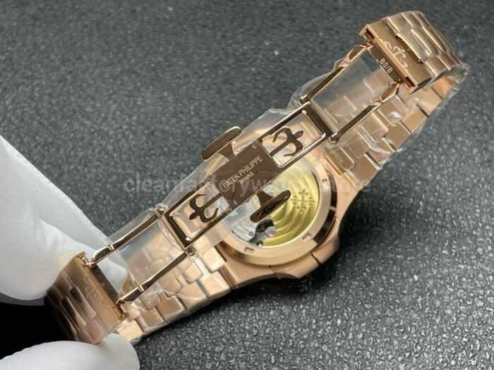P1 Factory Patek Philippe Nautilus 5990/1R-001 40.5mm Full Rose Gold Blue Dial - Image 9