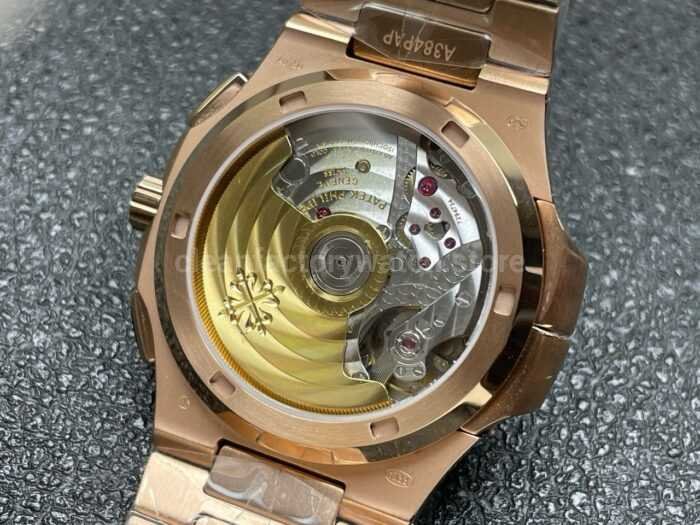 P1 Factory Patek Philippe Nautilus 5990/1R-001 40.5mm Full Rose Gold Blue Dial - Image 7