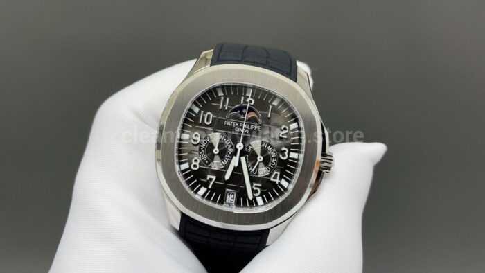 3K Factory Patek Philippe Aquanaut 5261 40mm Steel Black Rubber Strap Black Dial - Image 3