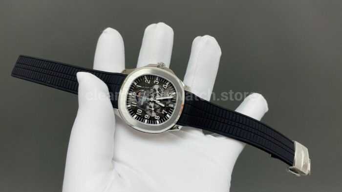 3K Factory Patek Philippe Aquanaut 5261 40mm Steel Black Rubber Strap Black Dial - Image 2