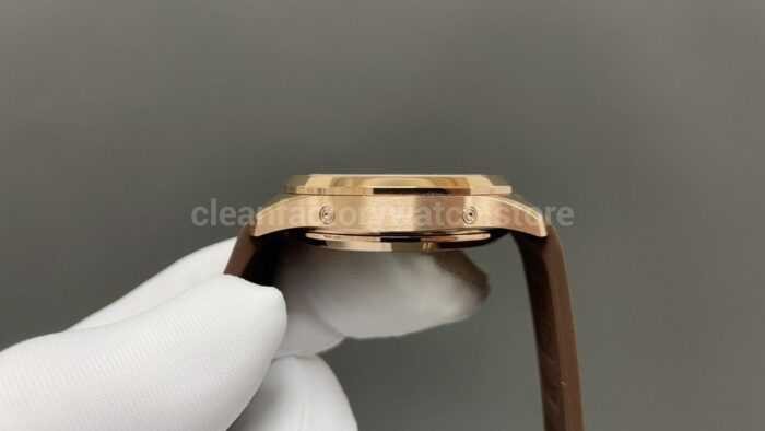 3K Factory Patek Philippe Aquanaut 5261R 40mm Rose Gold Brown Rubber Strap Brown Dial - Image 4