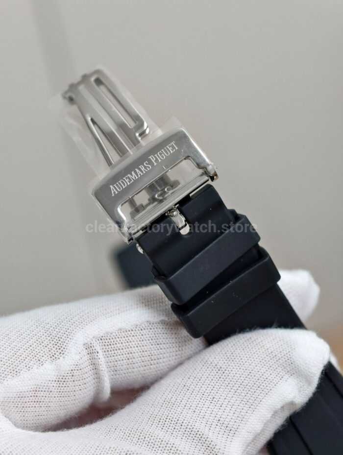 APS Factory Audemars Piguet Royal Oak Chronograph 26331ST.OO.1220ST.01 41mm Rubber Strap Blue Dial - Image 7