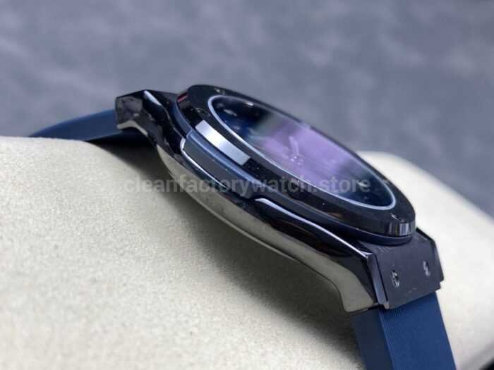 JJZ Factory Hublot Classic Fusion 542.CM.7170.LR 42mm Ceramic Rubber Strap Blue Dial - Image 6