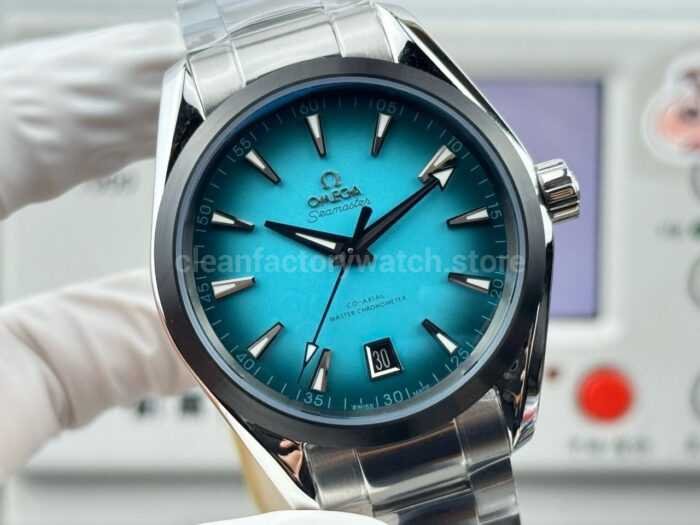 OVS Factory Omega Seamaster Aqua Terra 220.10.41.21.03.006 41mm Steel Turquoise Colour Dial - Image 2