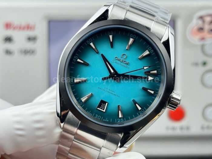 OVS Factory Omega Seamaster Aqua Terra 220.10.41.21.03.006 41mm Steel Turquoise Colour Dial - Image 3