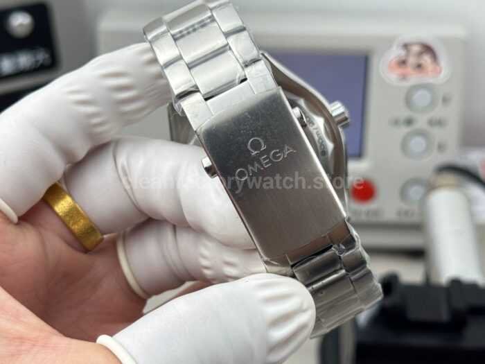 OVS Factory Omega Seamaster Planet Ocean 215.30.44.22.01.001 43.5mm Full Steel Black Dial - Image 9