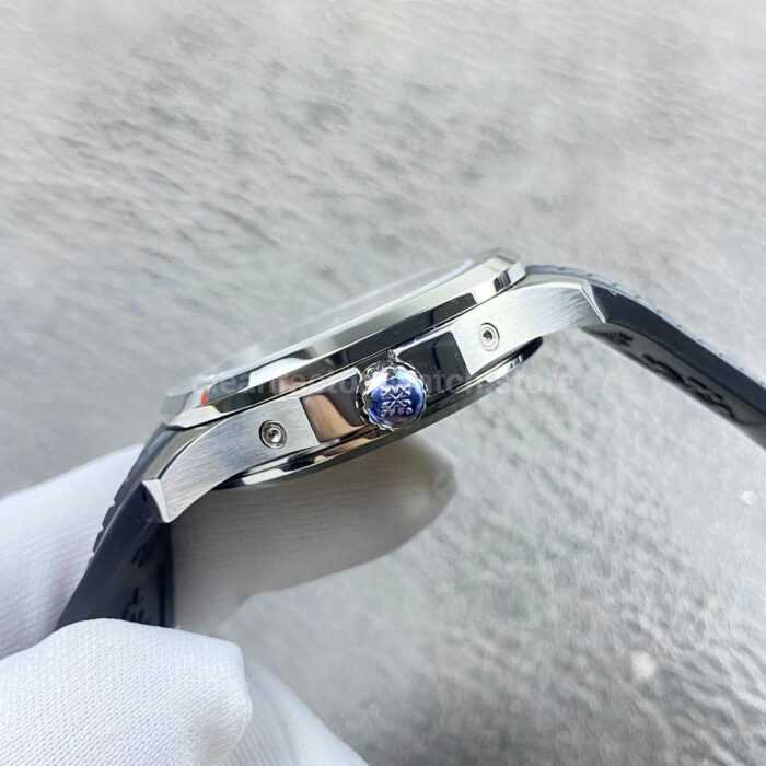 PP+ Factory Patek Philippe Aquanaut 5261 40mm Steel Black Rubber Strap Black Dial - Image 6