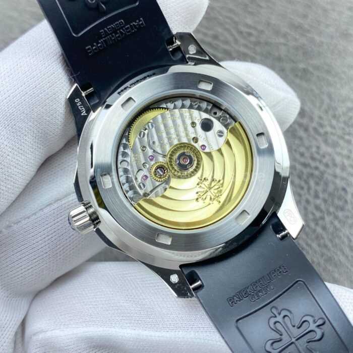 PP+ Factory Patek Philippe Aquanaut 5261 40mm Steel Black Rubber Strap Grey Dial - Image 7
