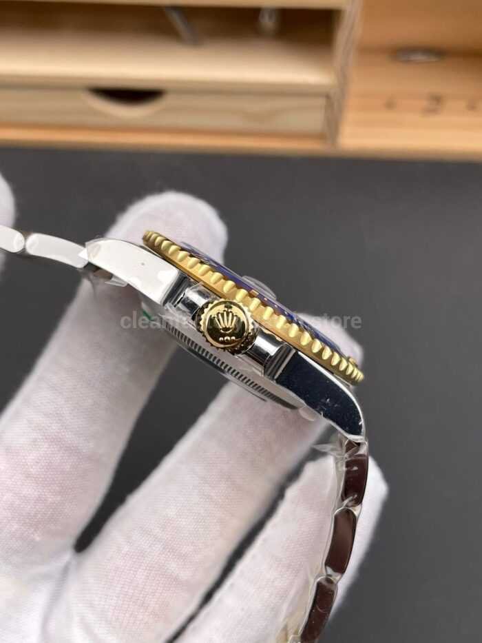 RC Factory Counterweight Rolex Submariner Date 116613LB 40mm Half Gold Blue Dial - Image 5