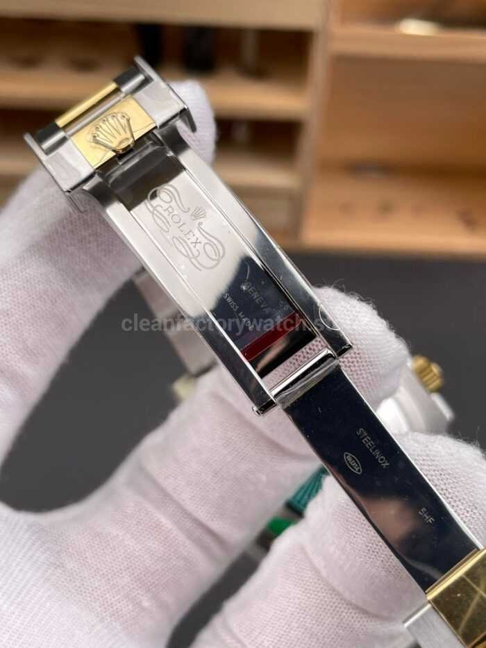 RC Factory Counterweight Rolex Submariner Date 116613LN 40mm Half Gold Black Dial - Image 9