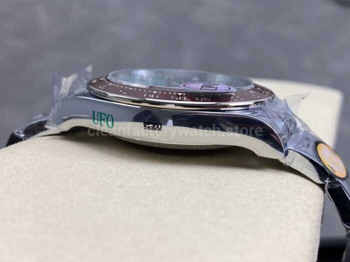 UFO Factory Counterweight Rolex Daytona 126506-0002 40mm Full Platinum Ice Blue Diamond Baguette Dial - Image 4