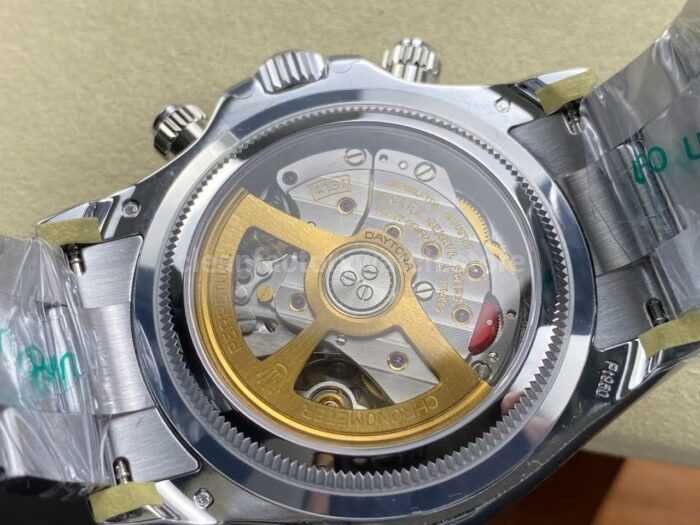 UFO Factory Counterweight Rolex Daytona 126506-0002 40mm Full Platinum Ice Blue Diamond Baguette Dial - Image 6