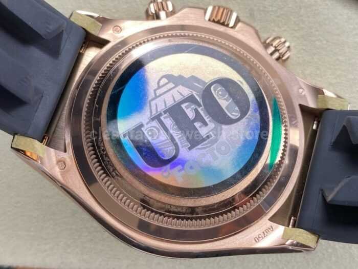UFO Factory Counterweight Rolex Daytona 126515LN-0006 Rose Gold Oysterflex Sundust Dial - Image 6