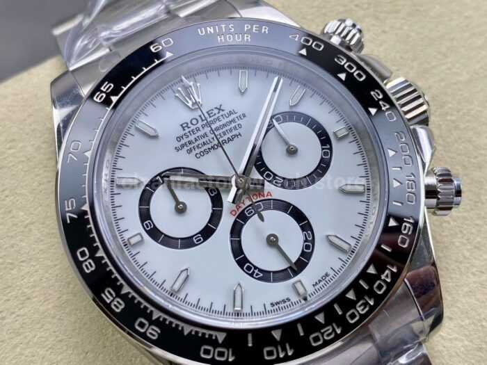 UFO Factory Rolex Daytona Panda 126500LN-0001 40mm Full 904L White Dial - Image 9