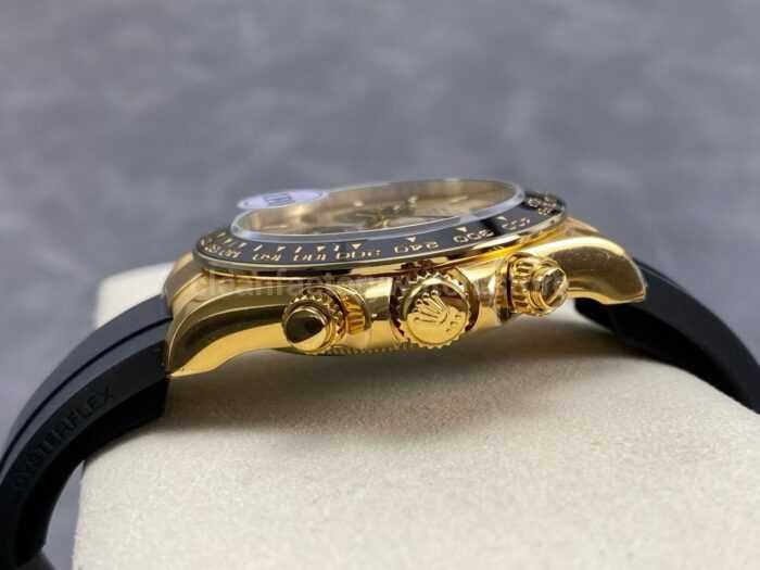 UFO Factory counterweight Rolex Daytona 126518LN-0012 Yellow Gold Oysterflex Champagne Dial - Image 5