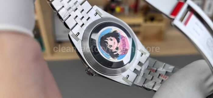 V Factory Rolex Datejust 126234-0015 36mm Full 904L Black Dial Jubilee - Image 5