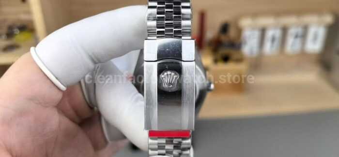 V Factory Rolex Datejust 126234-0015 36mm Full 904L Black Dial Jubilee - Image 7
