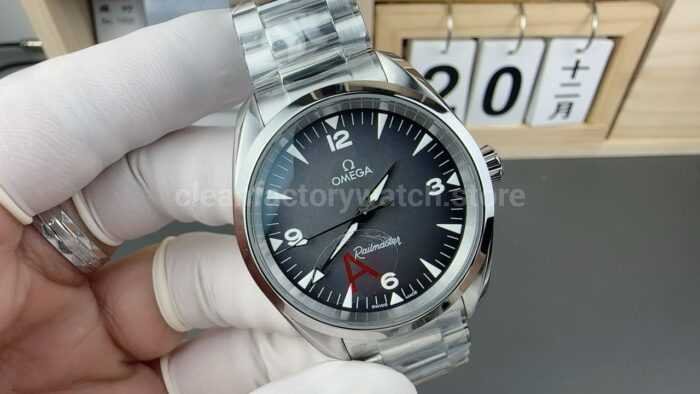 VS Factory Omega Seamaster Railmaster 235.10.38.20.06.001 38mm Steel Grey Dial - Image 2