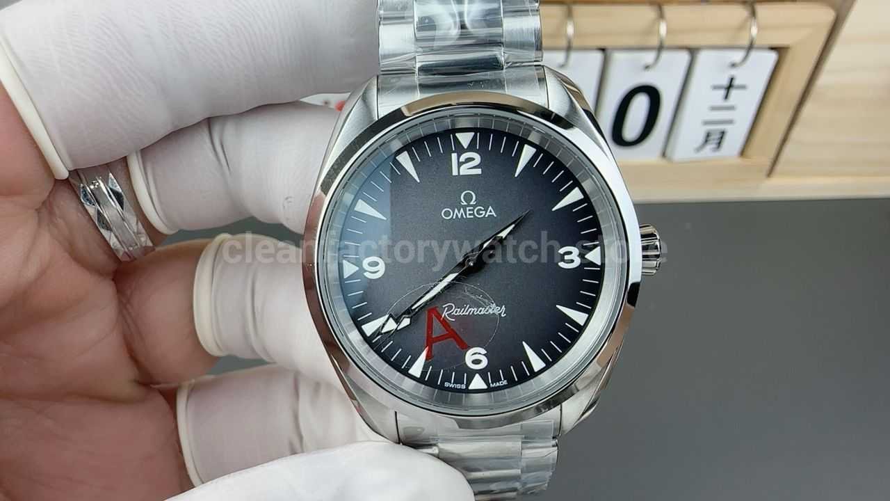VS Factory Omega Seamaster Railmaster 235.10.38.20.06.001 38mm Steel Grey Dial