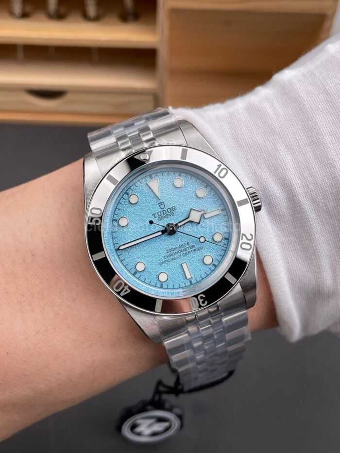 ZF Factory Tudor Black Bay 54 M79000N-0001 37mm Steel Aluminum Bezel Lagoon Blue Dial - Image 9