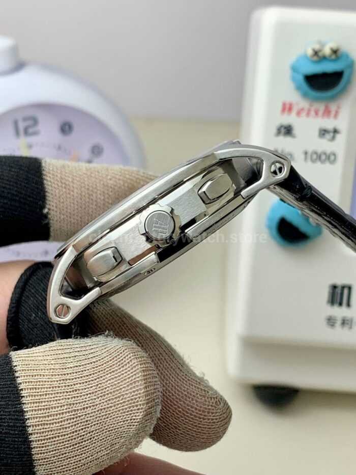 APS Factory Audemars Piguet Code 11.59 26393CR.OO.A002KB.01 41mm White Gold Canvas Strap Grey Dial - Image 3