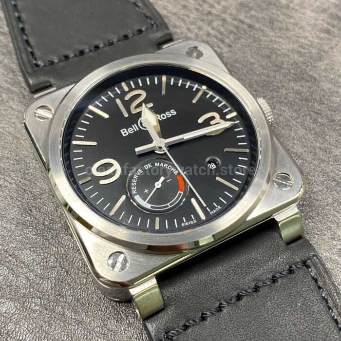 BRF Factory Bell & Ross BR 03-97 Réserve de Marche 42mm Steel Rubber Strap Black Dial - Image 2