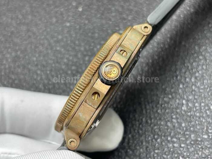 BRF Factory Bell & Ross BR 03 BR0392-D-G-BRSCA 42mm Bronze Calf Skin Strap Green Dial - Image 6