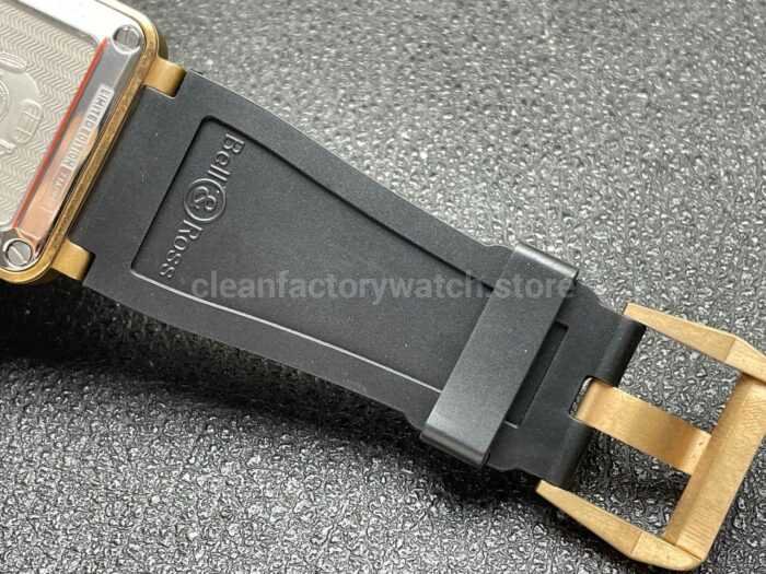 BRF Factory Bell & Ross BR 03 BR0392-D-LT-BR/SRB 42mm Bronze Rubber Strap Grey Dial - Image 8
